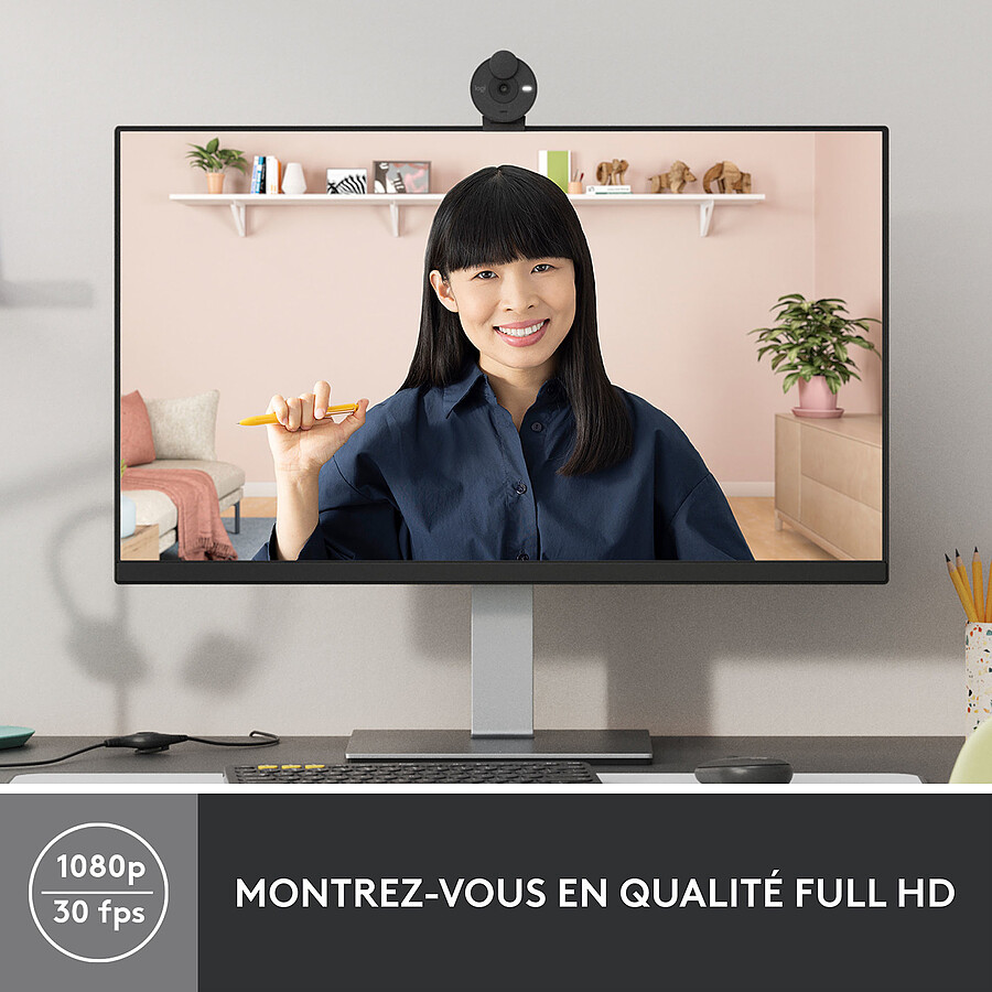 Logitech Brio 300 - Graphite