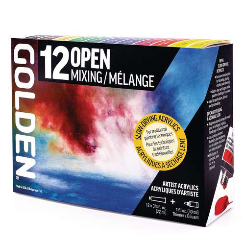 GOLDEN OPEN Acrylfarben Mixing-Set
