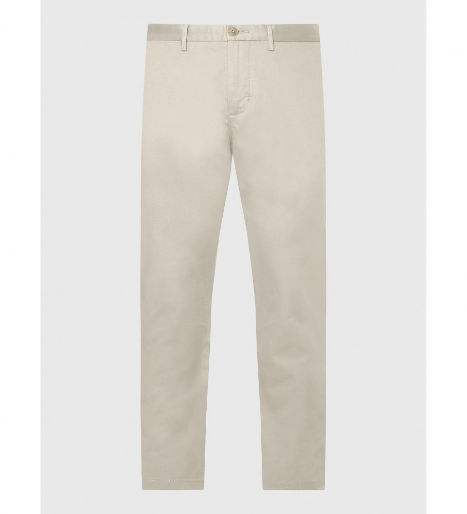 Calça chino bege da coleção Tommy Hilfiger Denton 1985