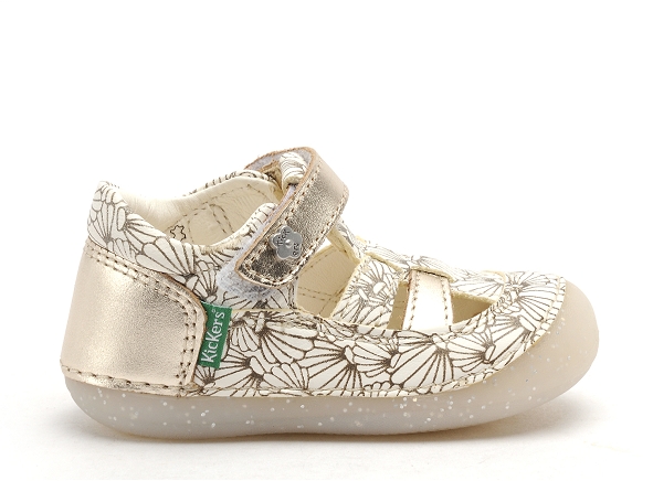 Kickers boots et bottillon bebe sushy blanc