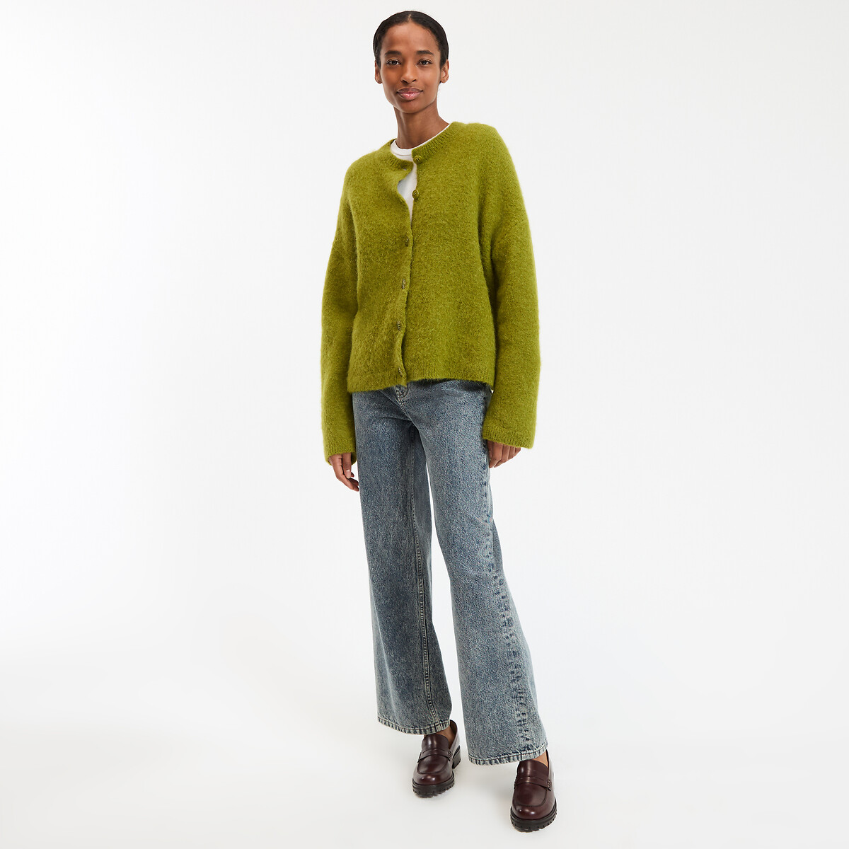 COLEÇÕES LA REDOUTE<br>Colete van Alpacamix, assinatura LYSANDRE