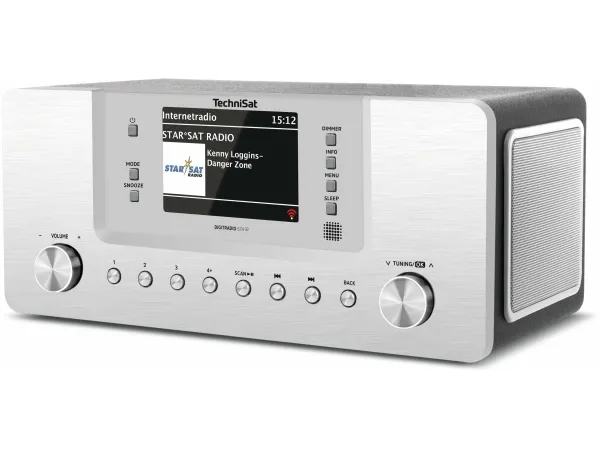 TechniSat DigitRadio 574 IR - Audiosystem - 2 x 5 Watt - sølv