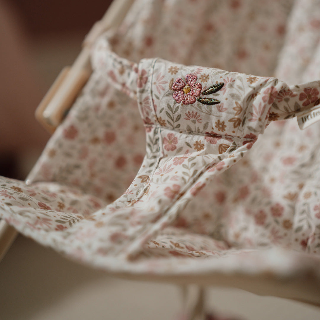 little dutch poppenbuggy - soft flowers