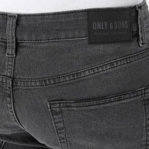 Jean Regular Weft Gris Anthracite