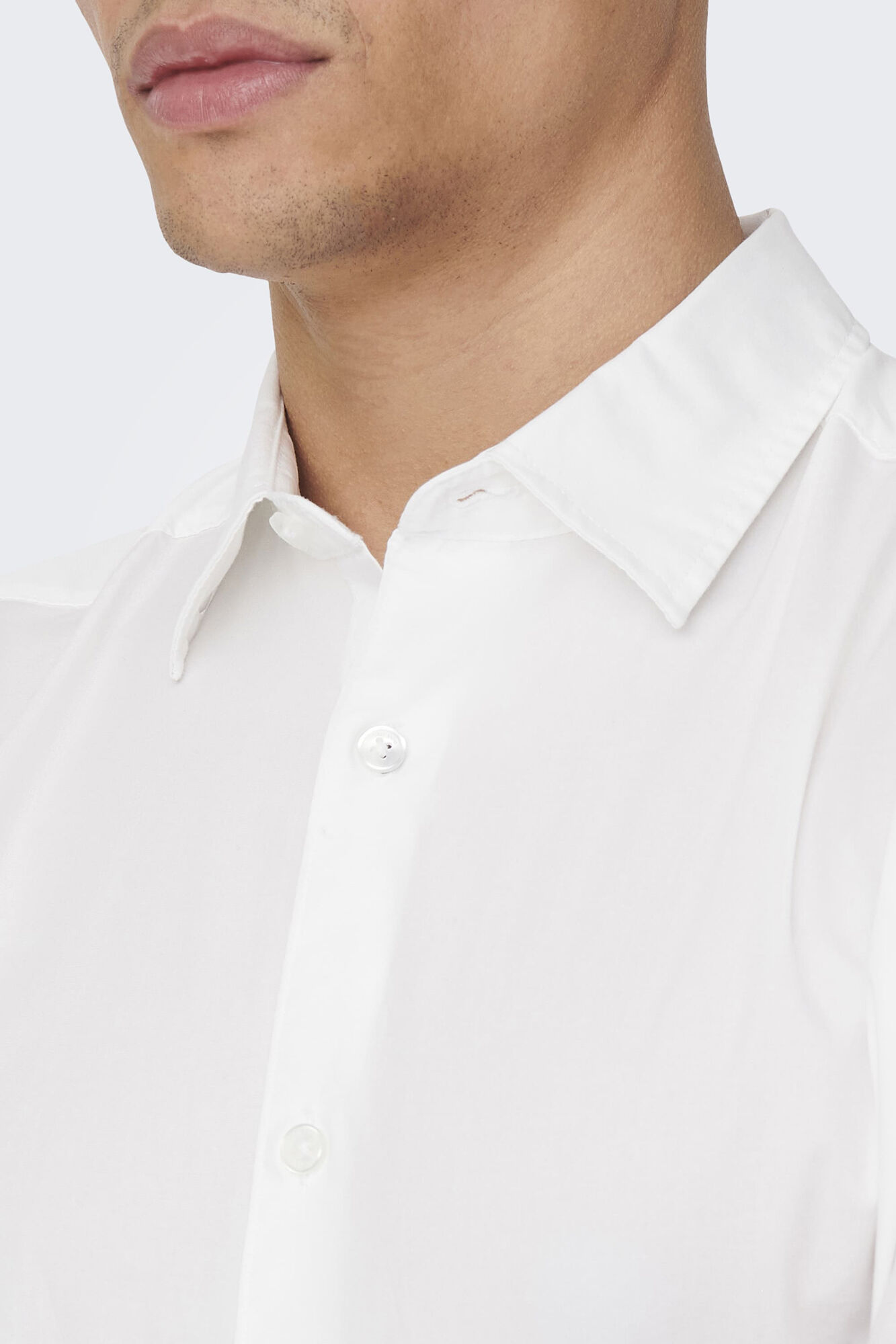 Camisa Oxford de manga comprida