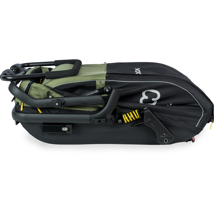 hamax Hundeanhänger Pluto M greenblack