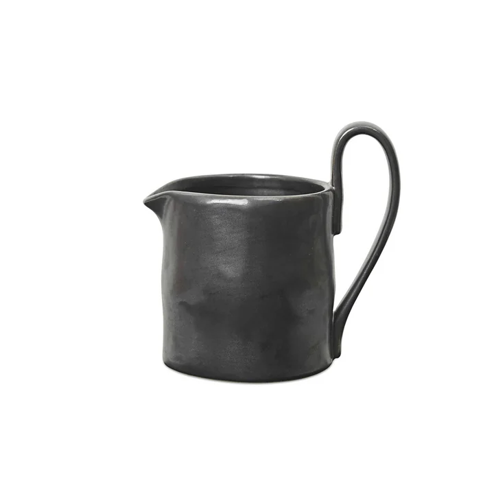 Ferm Living - Flow Milchkännchen, schwarz