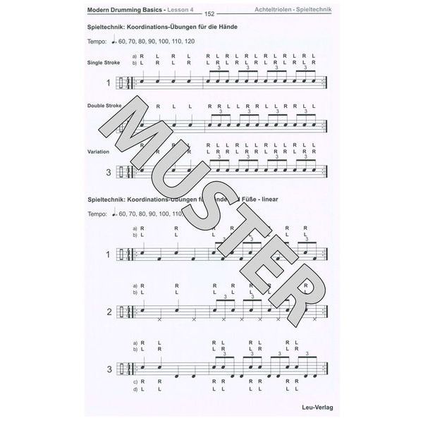 Leu Verlag D.Stein Modern Drumming Basics