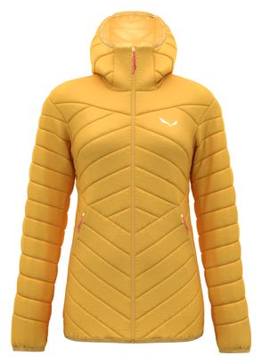 Doudoune à Capuche Femme Salewa Brenta Jaune