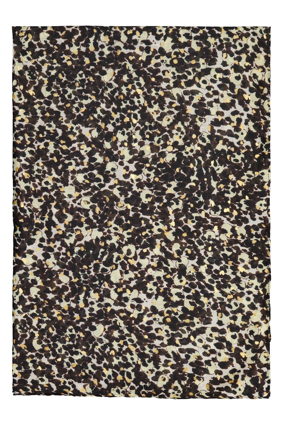 Sjaal met animal print Multi brown