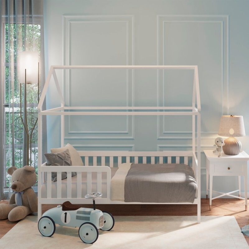 Babytrold - Husseng Med Tag - Junior - Hvid - 80 X 160 CM