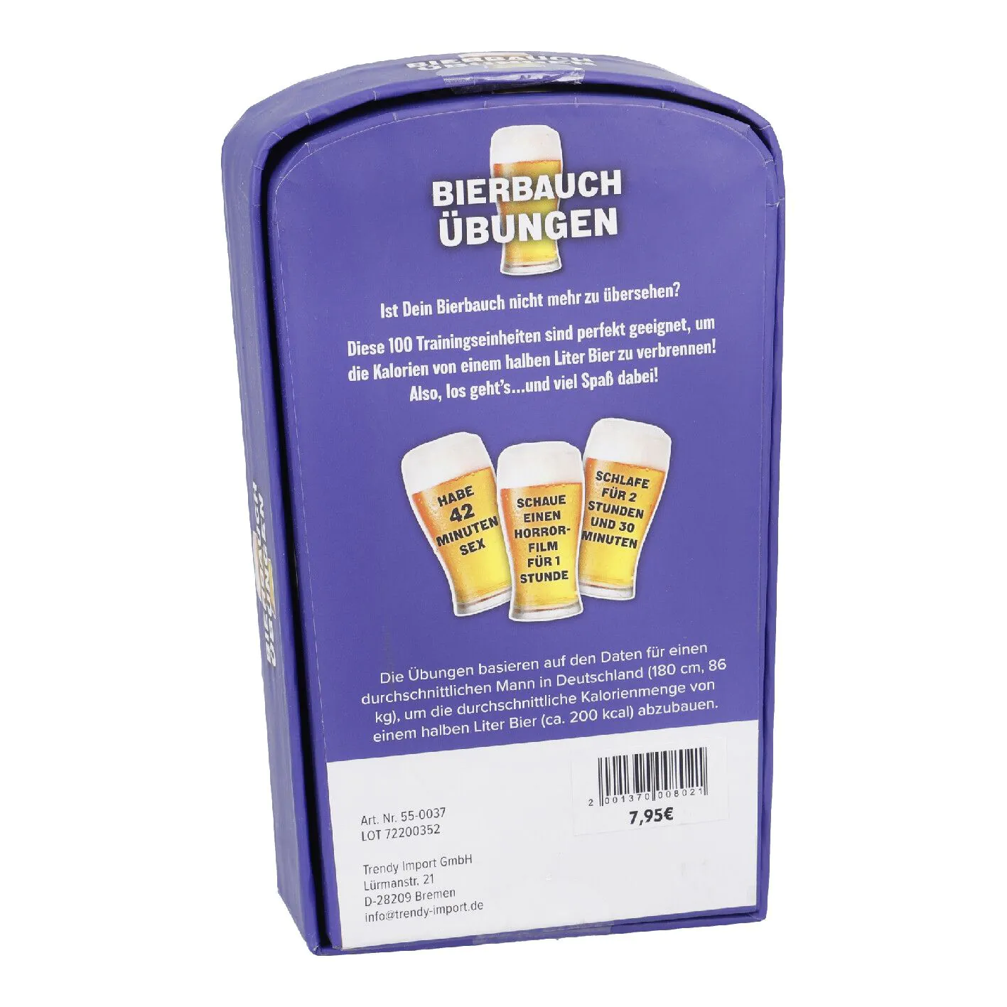 Trinkspiel Bierbauchübungen