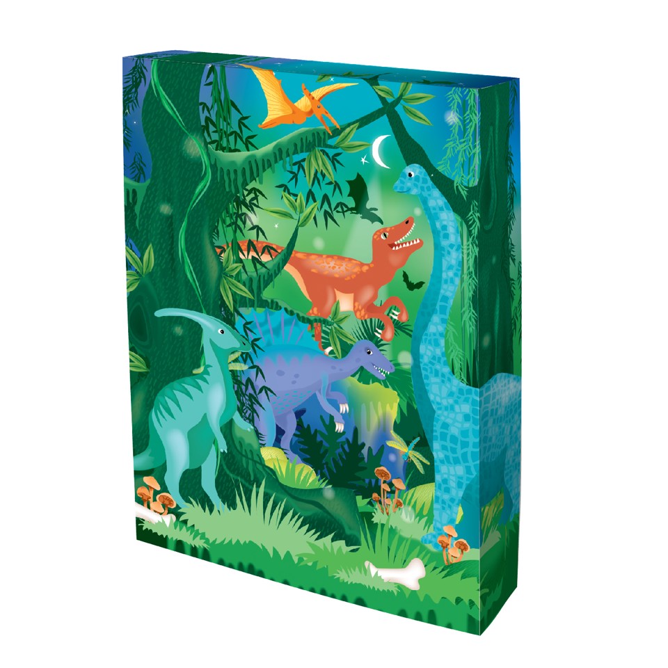 BOX CANDIY - Watercolor Art - Totally Dinosaurs - (BC-1929)