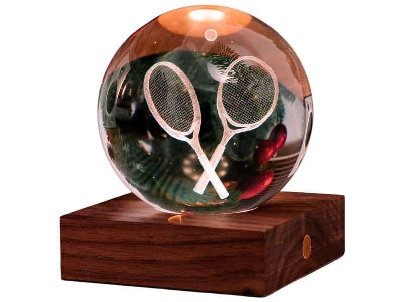 Gingko LED Stimmungslicht Amber Tennis Braun/Transparent LED Beleuchtung