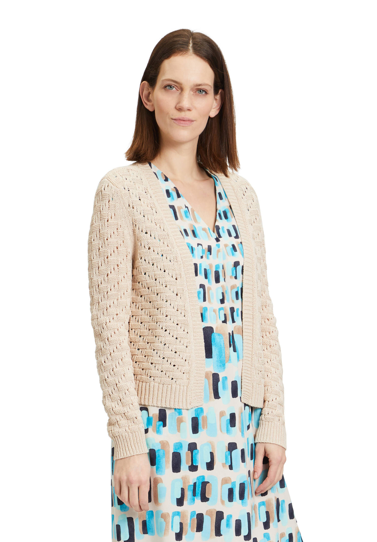 Betty & Co| Damen Strick-Cardigan ohne Verschluss