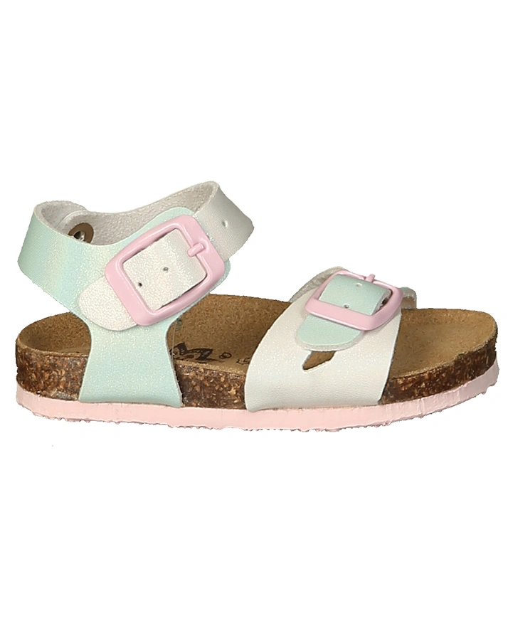 Sandalen AURORA in weiß/aqua