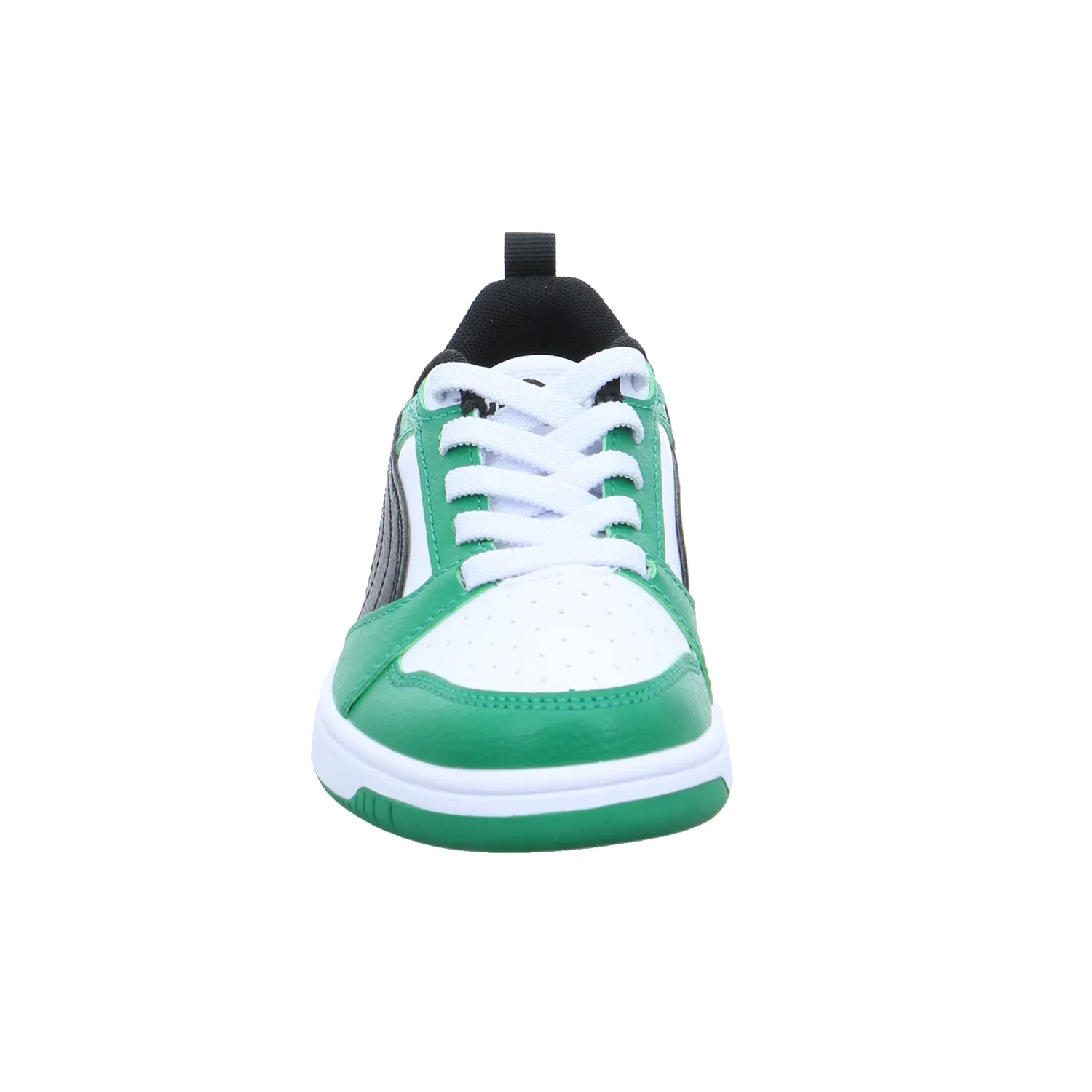 PUMA Kinder Sportschuh Weiss Lederimitat