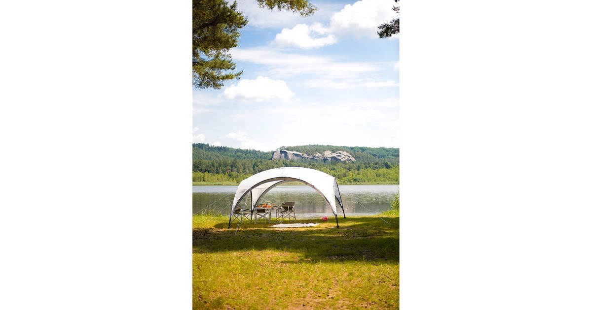 ColemanCO Pavillon Event Shelter    4,5m x 4,5m paviljoen  (Lichtgrijs/grijs)