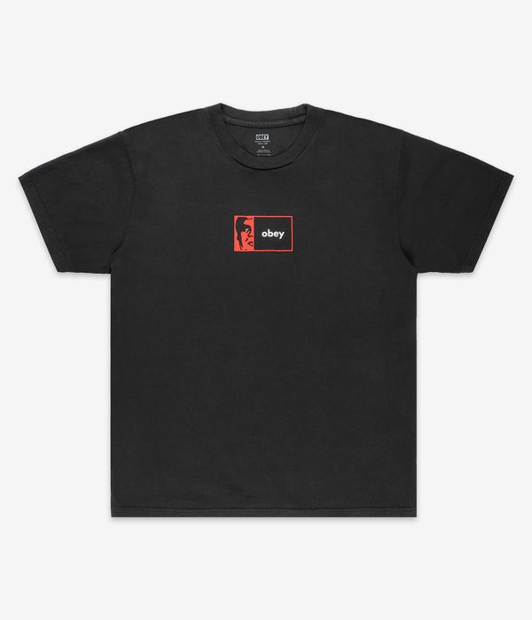 Obey Half Icon T-Shirt (pigment vintage black)