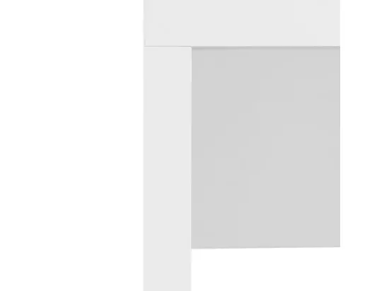 Bureau d'angle 180x160 blanc design moderne SAMUEL