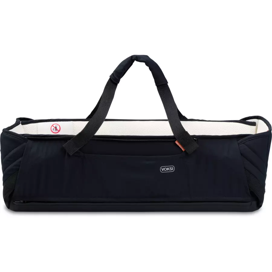 Voksi® Carry Me Fußsack Black Cream