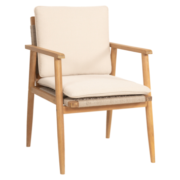 Tuinstoel Fenna light teak hout