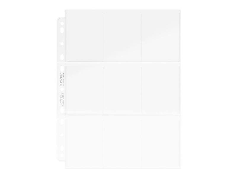 Ultimate Guard Ordner-Einlagen 9-Pocket Pages 100 Stk. Hochwertige Ordnerseiten mit 9 Taschen