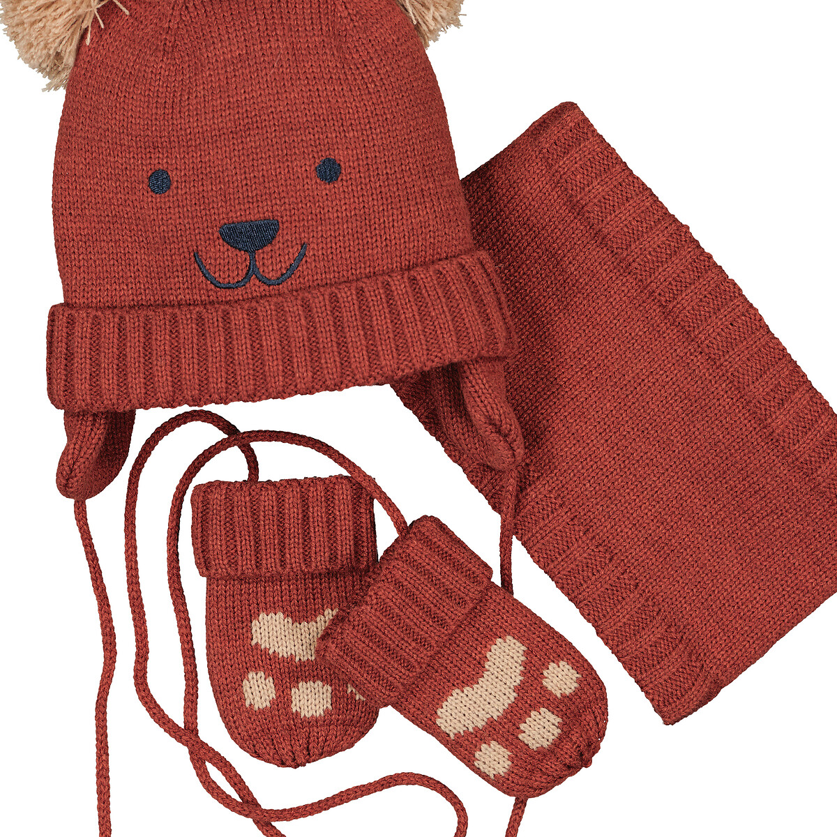 COLEÇÕES LA REDOUTE<br>Conjunto Musts + cachecol + gola Wanten