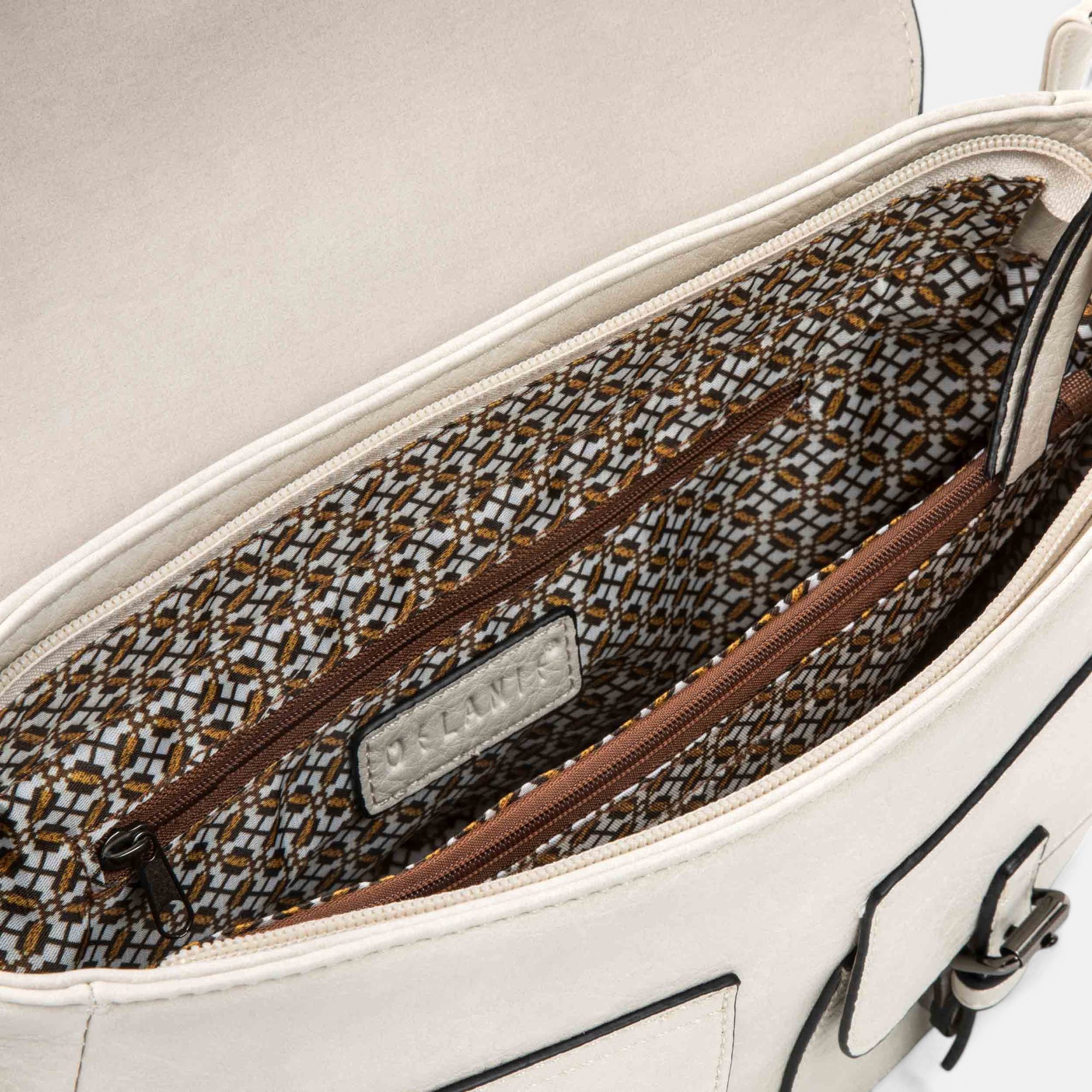 Sac bandoulière beige