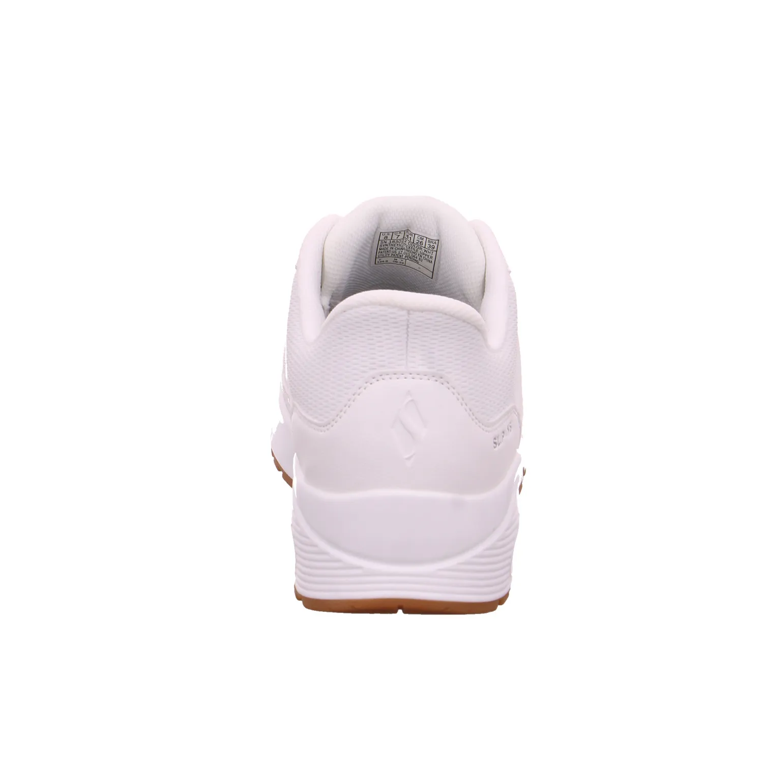 SKECHERS Halbschuhe Sneaker Weiss Lederimitat