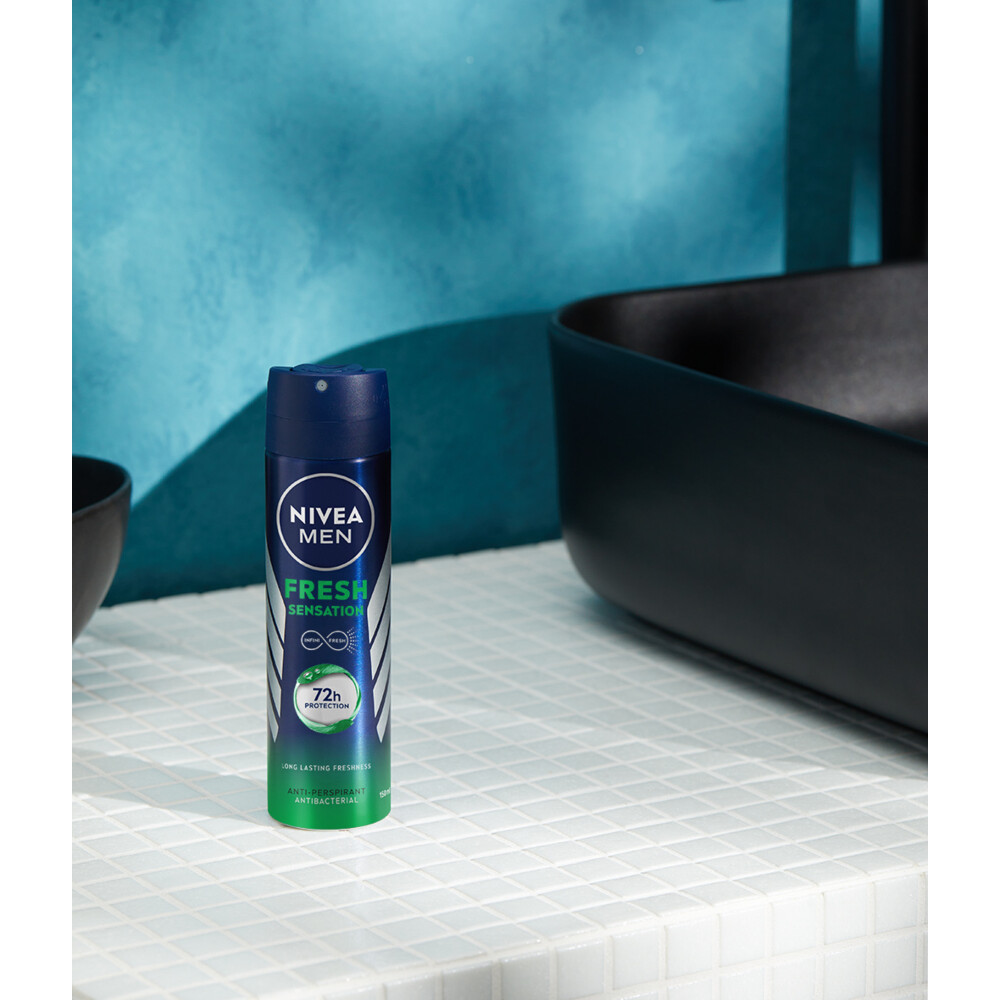 6x Nivea Men Deodorant Spray Fresh Sensation150 ml