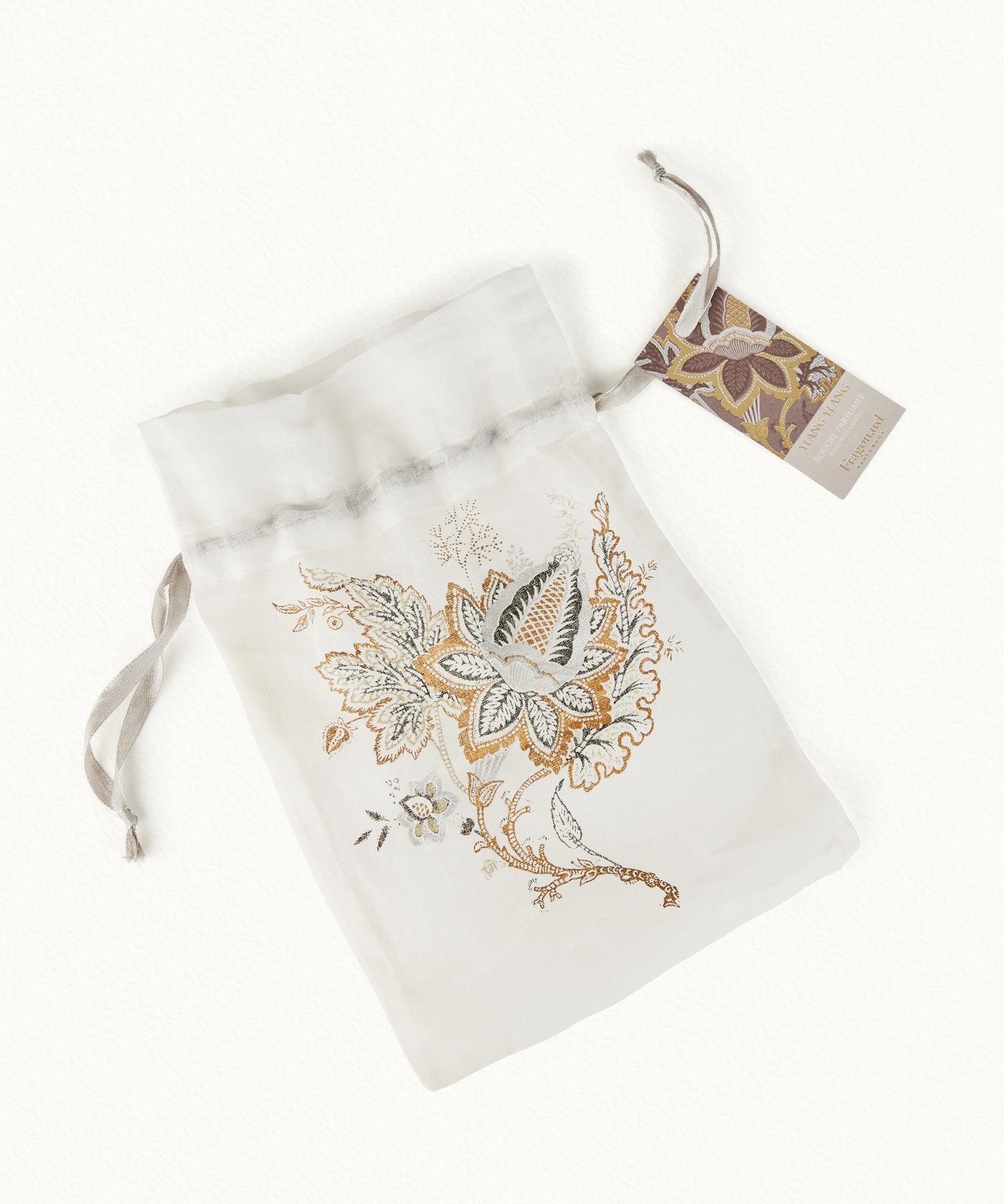 Bougie en pochon  Pot de porcelaine 200 g - Ylang ylang