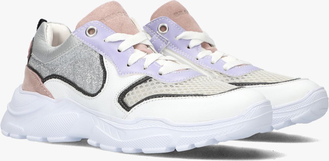 BRAQEEZ witte braqeez lage sneakers reece run