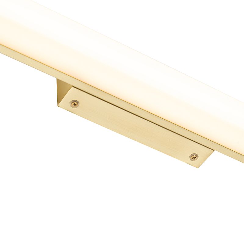 Badkamer wandlamp messing 62 cm incl. LED IP44 - Cascada