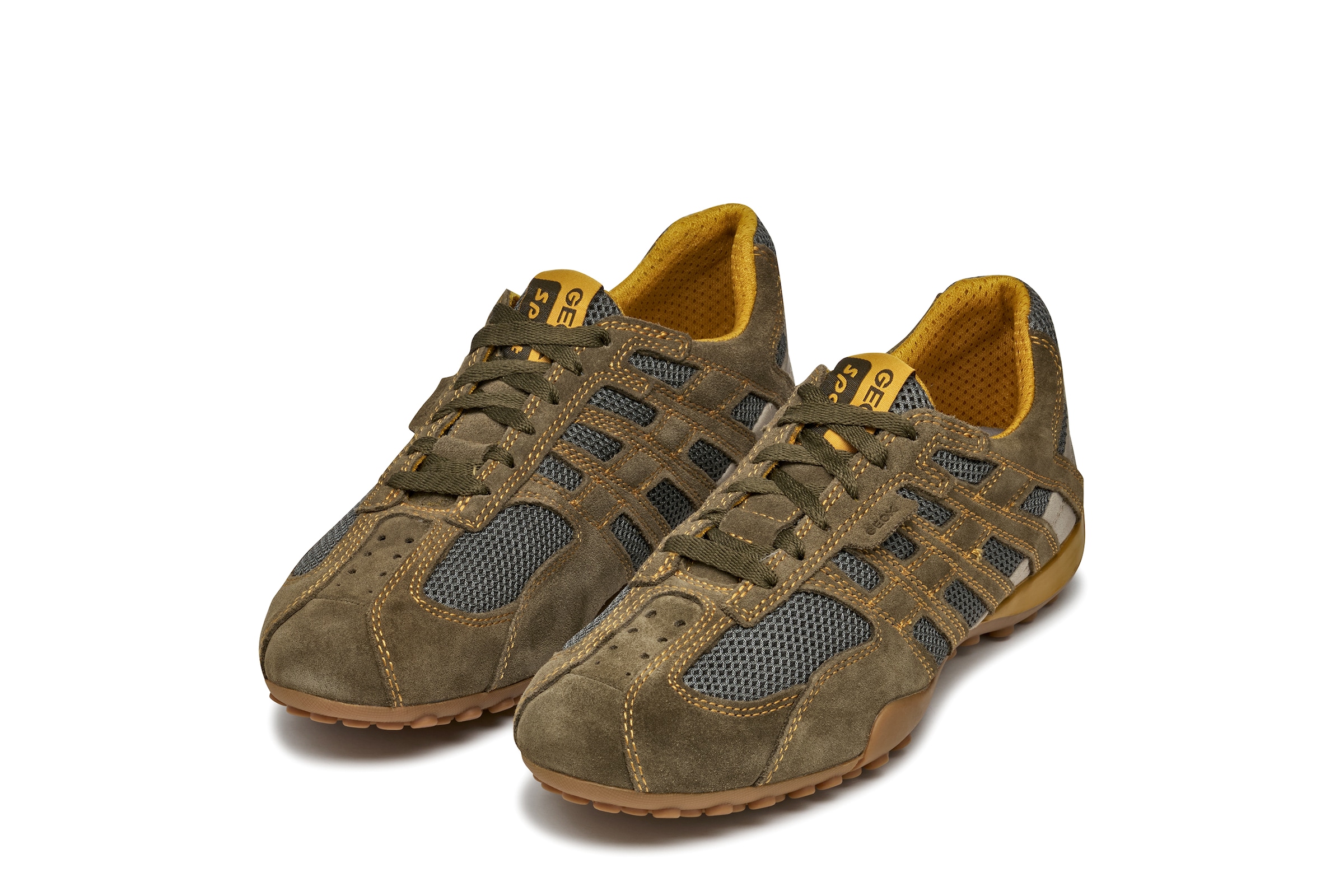 Geox Schnürschuh »U SNAKE ORIGINAL«  , Schnürschuh, Freizeitschuh, Trekking Sneaker mit Lederinnensohle