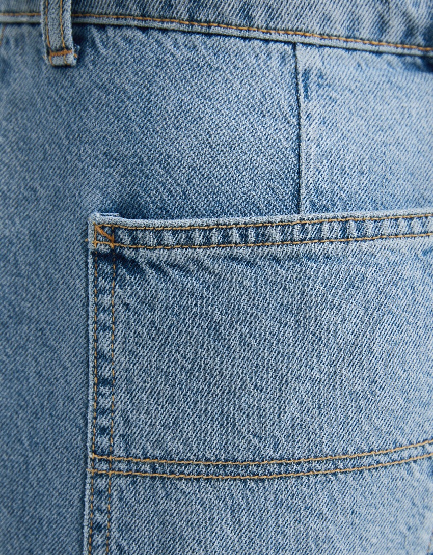 calça cargo reta