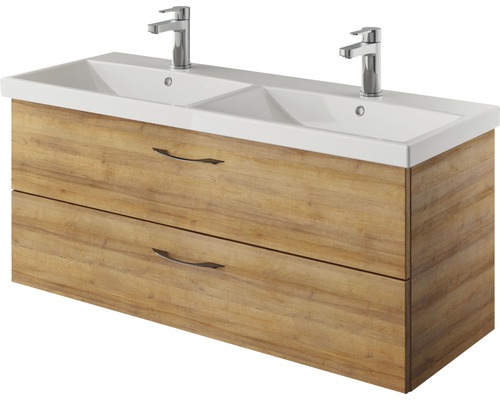 Pelipal Xpressline 4035 wastafelmeubel, BxHxD 116 x 48,2 x 43,5 cm, frontkleur: Riviera eiken, 4035.471101