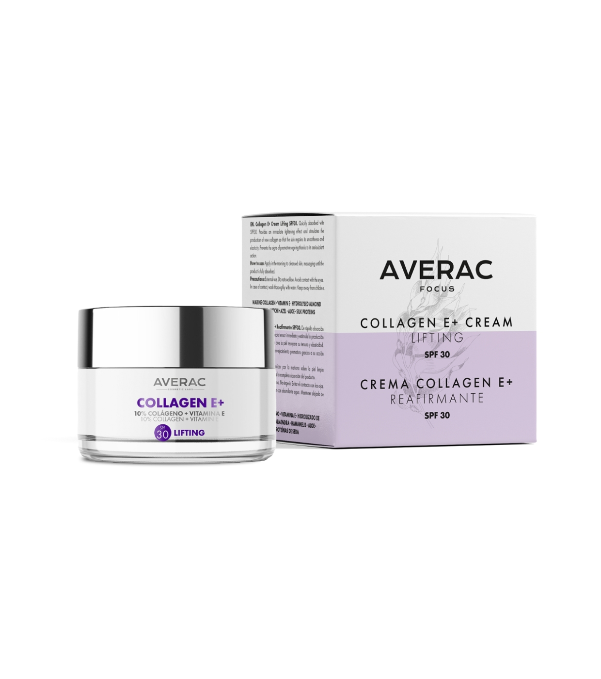 Averac Cosmetics - *Focus* - Creme Facial Firmador Collagen E+ SPF30