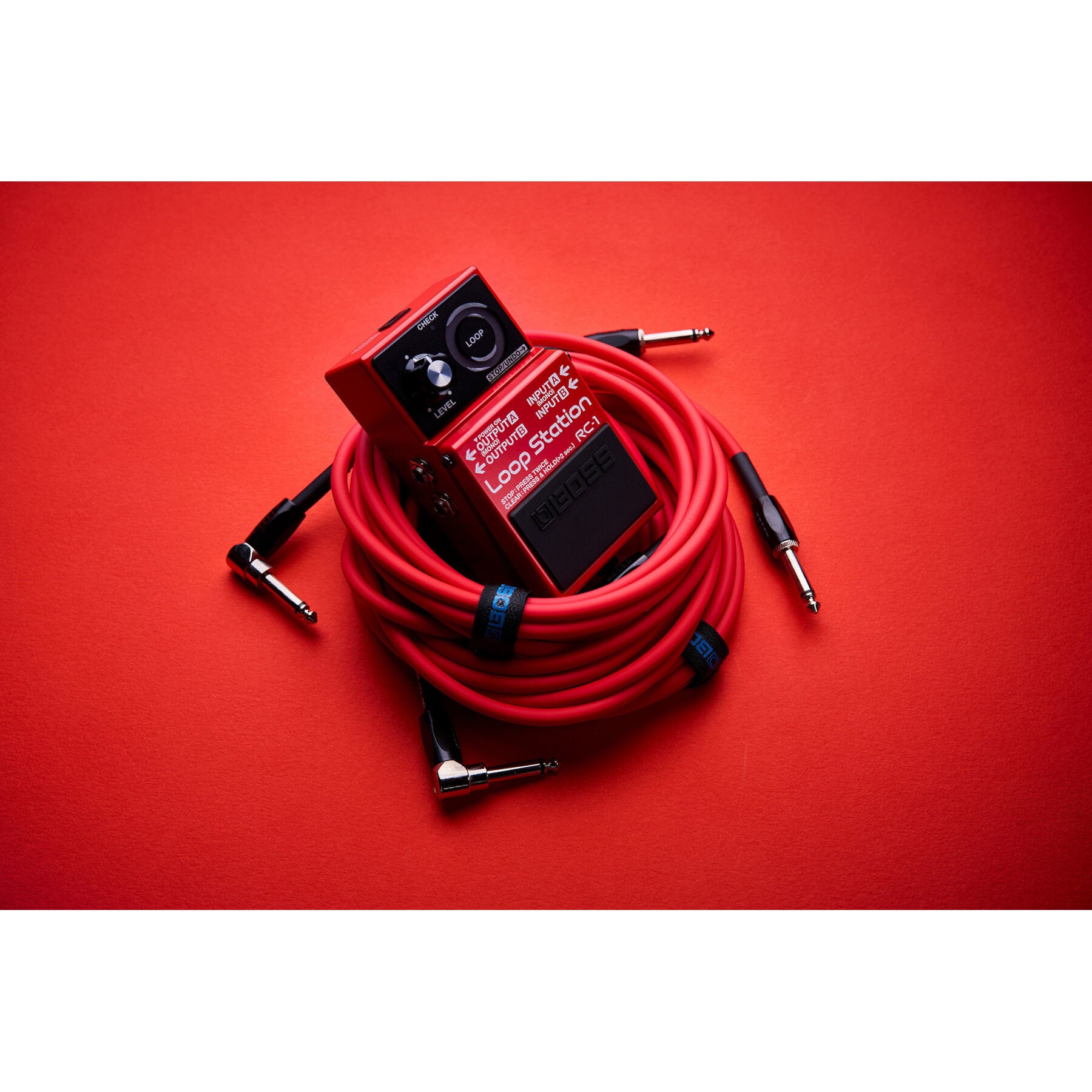 Boss BIC-10A Red instrumentkabel 3m recht-haaks
