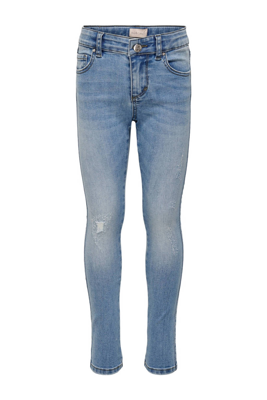 ONLY high waist skinny fit jeans KONRACHEL light medium blue denim