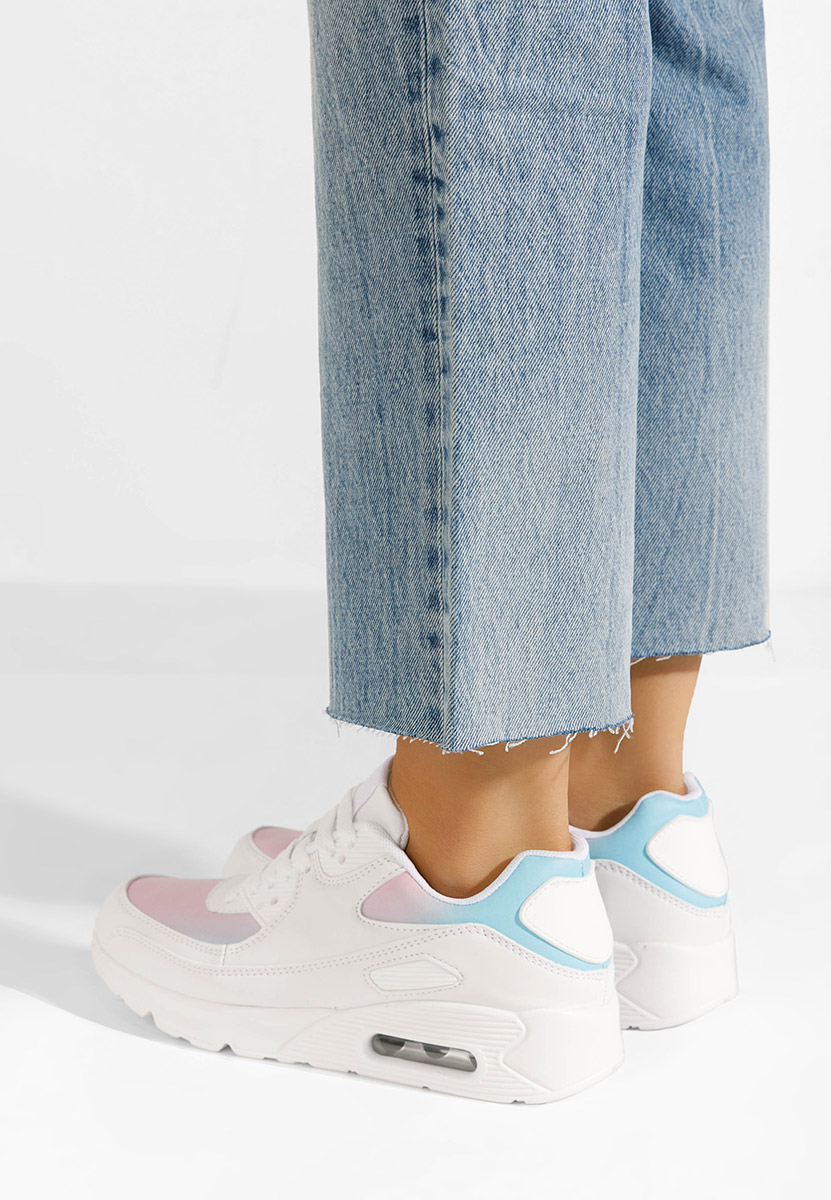 Baskets pour femme blancs Marika V4