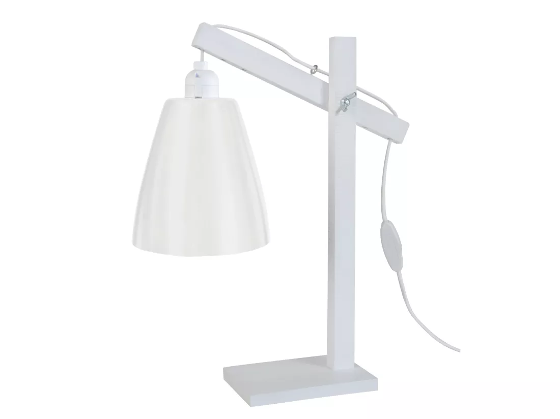 PILORI LARSEN - Lampe de bureau articulé bois blanc