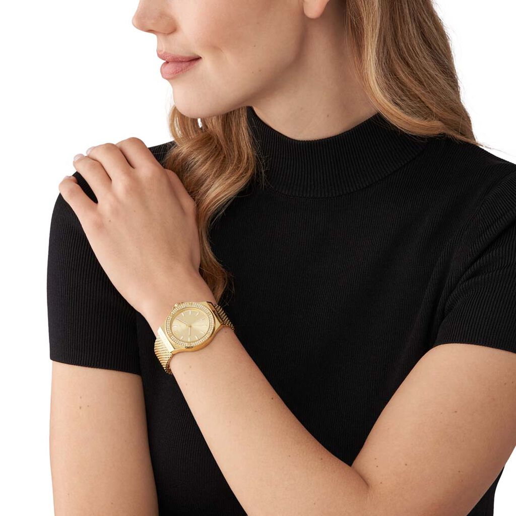 Montre Michael Kors Fossil Lennox Doré