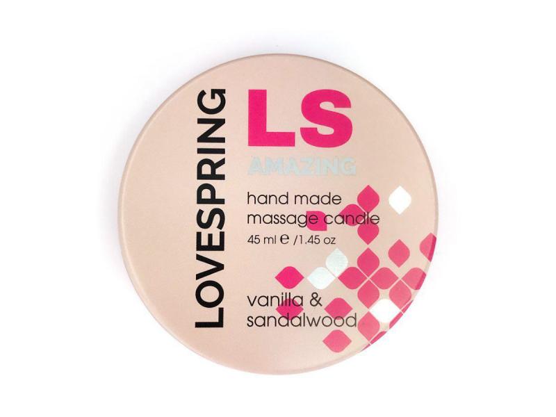 Lovespring Massagekerze LS Amazing 45 ml Handgemachte Massagekerze