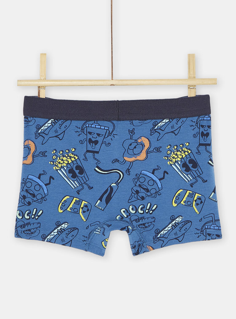 Lot de 5 boxers multicolores à imprimé fantaisie garçon