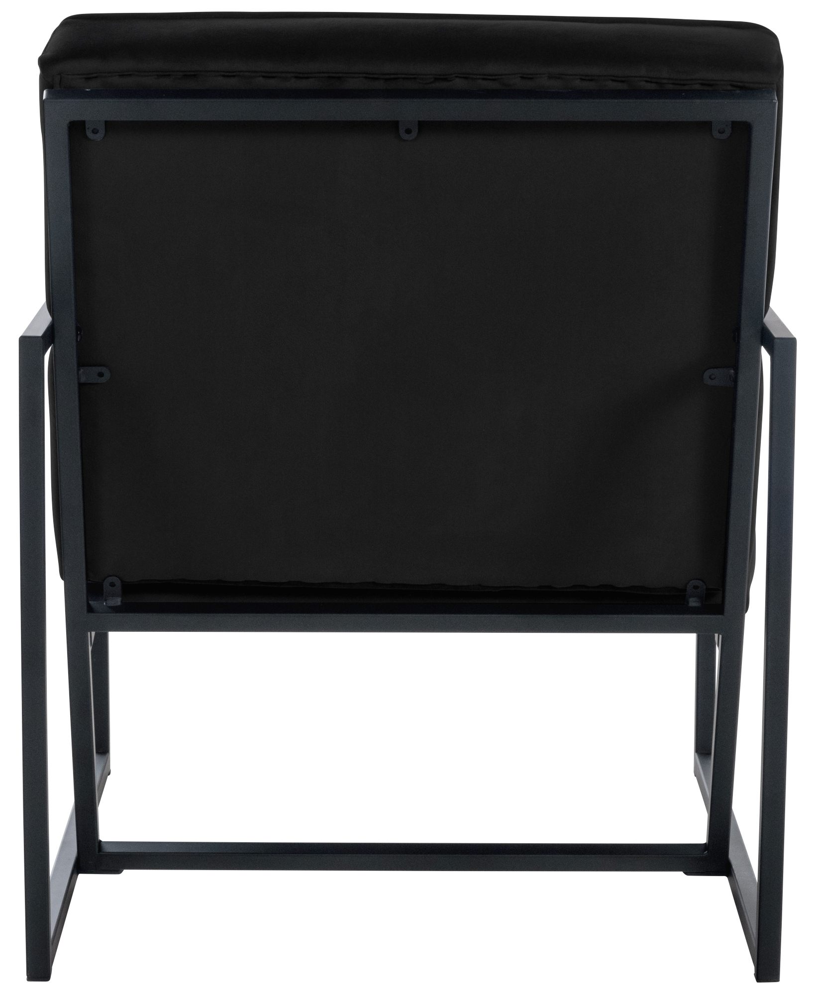 CLP Lounger Avon Samt - Lesesessel Mit Gestepptem Samtbezug Und Stabilem Metallgestell