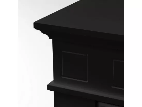 Cheminée à Bioéthanol de Sol Jefferson Noir L 89,5 x H90,5 x P28