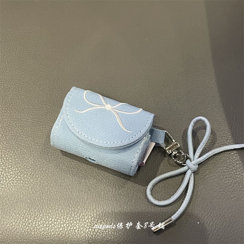 XIXI STUDIO - AirPods / Pro oortelefoonhoesje met strik, skin / bedel / set