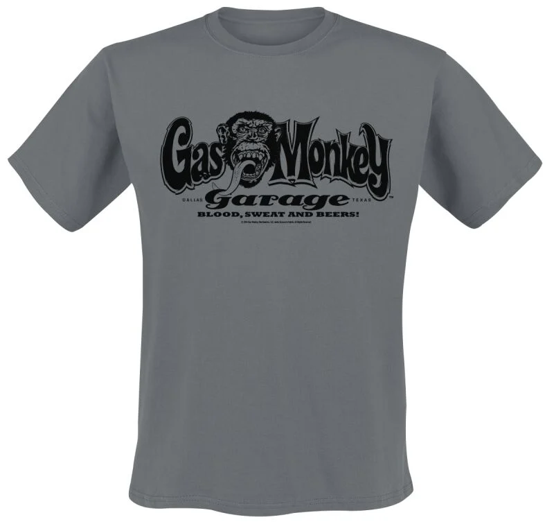 Logo | Gas Monkey Garage T-Shirt Manches courtes