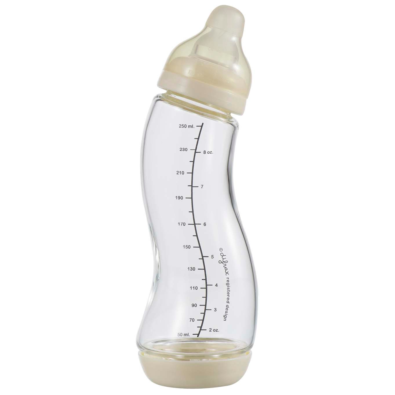 Difrax Anti-Colic S-babyfles glas - flesjes - Prénatal